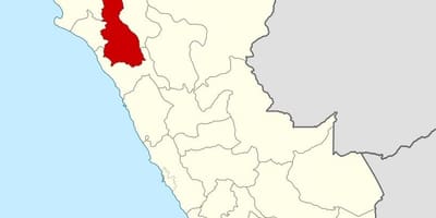 Kaart van cajamarca Peru