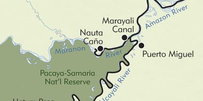 Amazon Peru kaart